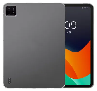 Produktbild von kwmobile Hülle kompatibel mit Xiaomi Pad 6S Pro 12.4 Hülle - weiches TPU Silikon Case transparent - Tablet Cover Transparent
