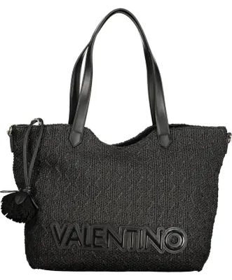 Produktbild von Elegante schwarze Damentasche: vielseitig, mit Schultergurten und Details