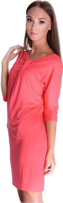 Produktbild von Damen Kleid Mini-Kleid Elegant ; Koralle/M/L 38/40