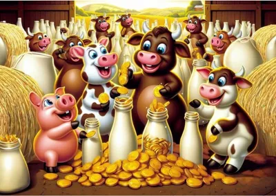 Zdjęcie produktu dla Puzzle ART PUZZLE Mleczny skarb 25 elementów