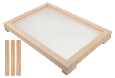 Produktbild von Trockennetz für Räucherstäbchen in Rechteckiger Form für Selbstgemachte Räucherkegelhalter in Khaki