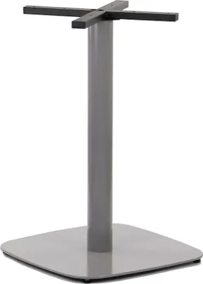 Obrázek produktu pro Kovová stolová podnož SH-3050-3, do kanceláře, hotelu, restaurace, rozměry 50x50x73 cm, barva šedá