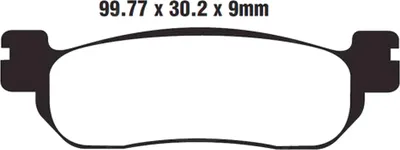 Immagine prodotto di Pastiglie freno anteriori per Yamaha TW 200 Trailway, anni di produzione 2001-2002 - Pastiglie EBC - Nuove