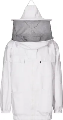 Produktbild von Imkerjacke mit Hut, 3-lagig Material: 100% Baumwolle (Imker) Größe: L Farbe: weiß