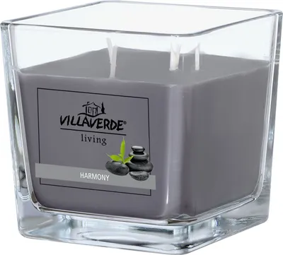 Produktbild von Villa Verde Duftkerze im Glas 3-Docht Harmony, 10 x 10 x 10 cm