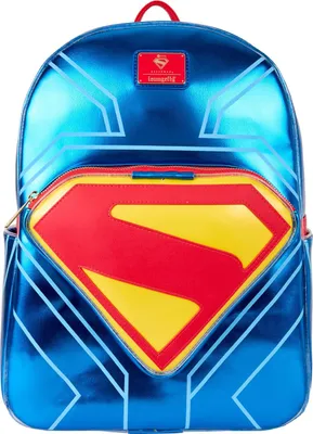 Zdjęcie produktu dla Plecak Loungefly DC Comics Superman 43cm - Premium Plecak Szkolny