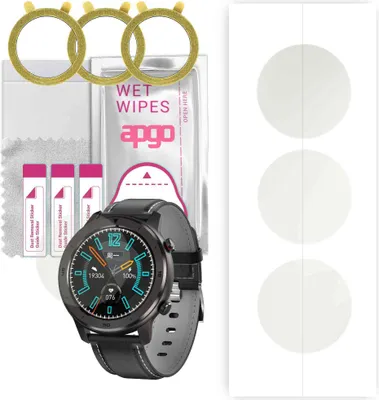 Produktbild von apgo 3 Stück Schutzfolie, Matt, kompatibel mit DT NO.1 DT78 Smartwatch, Hydrogel Displayschutzfolie mit Positionierhilfe, Displayfolie, robust und kratzfest