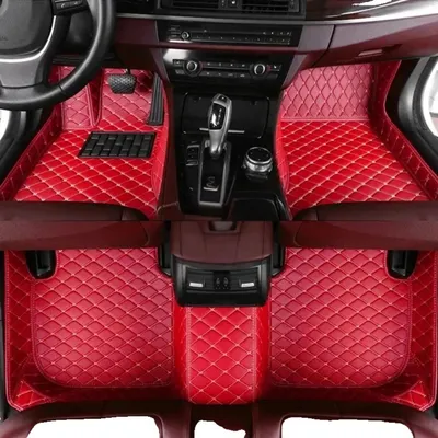 Productafbeelding van Vloermatten, op maat gemaakt, van duurzaam synthetisch materiaal, 3 stuks, voetmatten - 10, voor auto's met rechtsgestuurde aandrijving