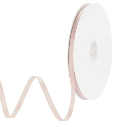 Productafbeelding van Satijnband Ripsband - 6 mm breed - 59 meter lang - Aprikose