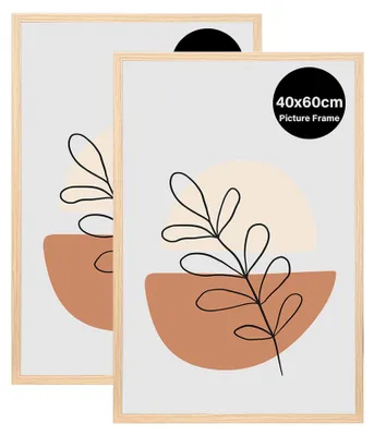 Produktbild von Omgoods – Set aus 2 Holzbilderrahmen, 40 x 60 cm, für Poster und Fotos