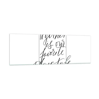 Produktbild von Bilder auf glas - 3 Teile - Gemeinsam unser Ort - 150x50cm - Glasbilder - Wandbilder - Bilder - zum Aufhängen bereit - Wanddekoration aus Glas - Glas Bilder - Wandbild auf Glas - GCA150x50-4539