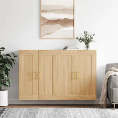 Zdjęcie produktu dla Maison Exclusive - Wiszące szafki, 2 szt., dąb sonoma, materiał drewnopochodny