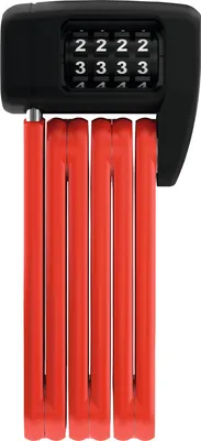 Produktbild von ABUS Faltschloss Bordo Lite 6055C - mit Zahlencode - Extra-leichtes Zahlenschloss aus Spezialstahl - ABUS-Sicherheitslevel 7 - 60 cm - Rot