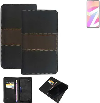 Produktbild von K-S-Trade Hülle Handyhülle kompatibel mit Lava Z3 Schutzhülle Walletcase Bookstyle Tasche Schutz Case Handytasche Wallet Cover Kunstleder Snapcase