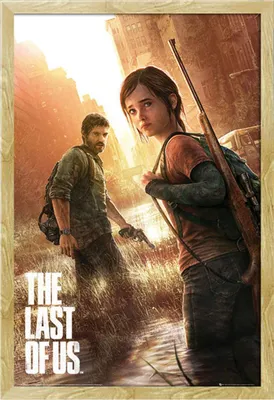 Produktbild von Last of Us, The - Poster - Key Art  + Wechselrahmen, Shinsuke® Maxi MDF Buche, Acryl-Scheibe