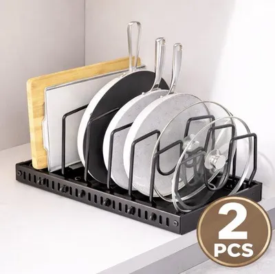 Zdjęcie produktu dla Stojak kuchenny o żelaznym wyglądzie z zamykanymi szufladami