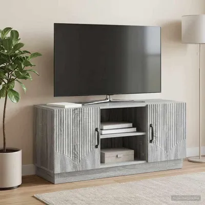 Produktbild von vidaXL TV-Schränk Graues Sonoma 102 x 34,5 x 47 cm Holzwerkstoff