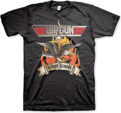 Produktbild von Top Gun - Flying Eagle T-Shirt - Medium - Black