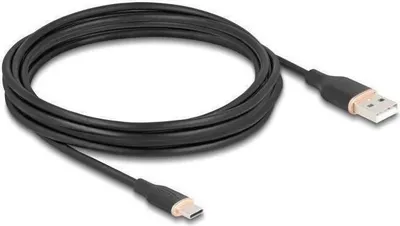 Zdjęcie produktu dla DELOCK USB 2.0 Kabel USB Typ-A St > USB Typ-C St 4m schwarz