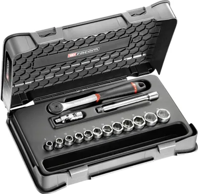 Immagine prodotto di Facom Steckschluessel-Set 3/8 J.161B, 15-tlg