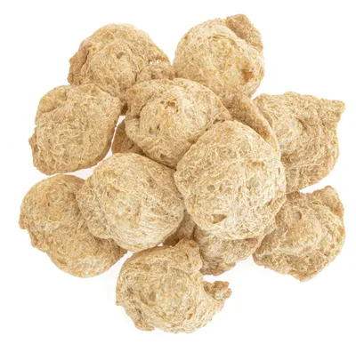 Produktbild von Yakeba | Soja Nuggets | Filets/Medaillons | 500g | Europäischer Anbau | Getrocknet | Veganer Fleischersatz | für vegane Schnitzel | Proteinreiches veganes Lebensmittel | Alternative zu Tofu