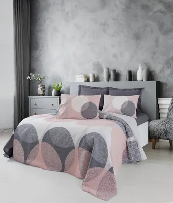Produktbild von L'Essentiel Linge de Maison, Leron - Grey, Grau, Doppeltes Piqué, 50 % BAUMWOLLE / 50 % POLYESTER, 200 x 230 cm