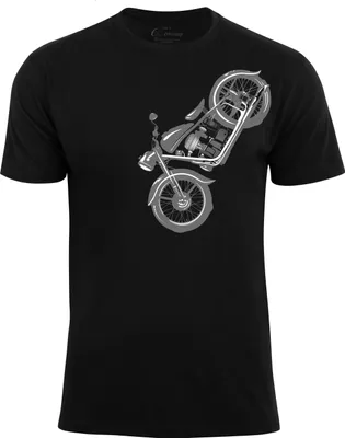 Produktbild von Cotton Prime® T-Shirt Vintage Motorcycle M schwarz