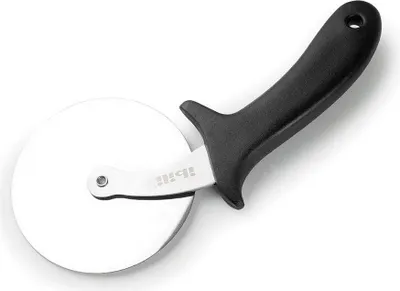 Image de Coupe-pizza professionnel Ibili-Accesorios, acier inoxydable, 10 x 22,5 cm, argent/noir