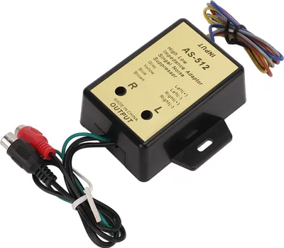 Produktbild von 2 Kanallinie mit hoher Impedanzadapter -Audio -Lautsprecher -Ausgangswandler auf Niedrigimpedanzpegelpegel