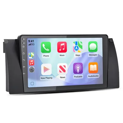 Image de Radio Android 128 Go pour BMW X5 E53 1999-2006 Carplay Navigation Commandes au volant Bluetooth RDS WIFI DSP GPS DAB+