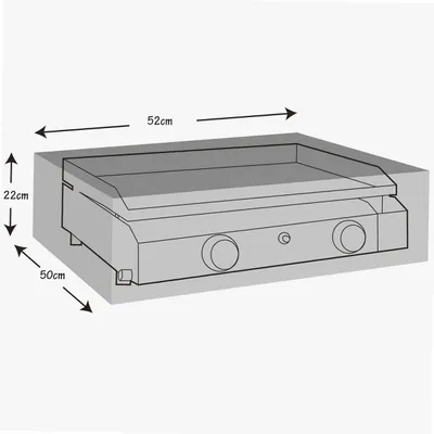 Productafbeelding van Beschermhoes voor gasplancha, 52x50x22 cm, WERKA PRO