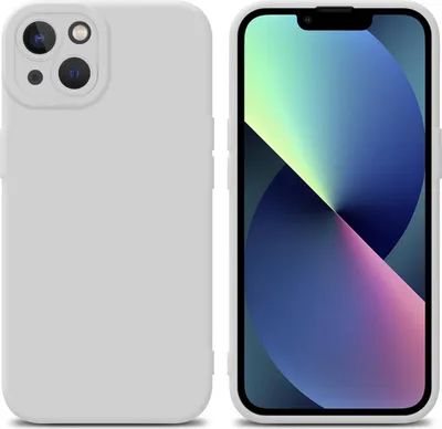 Zdjęcie produktu dla Pokrowiec Cadorabo na Apple iPhone 14 w kolorze białym, silikonowe etui TPU na telefon komórkowy