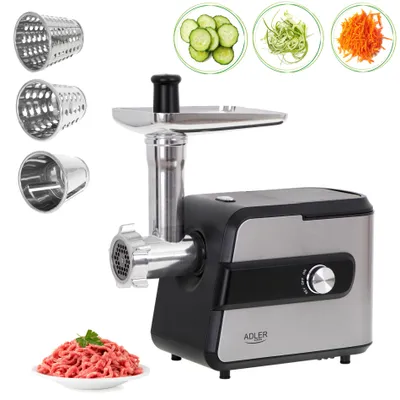 Image de Adler AD 4813 mincer 2000 W Black  Silver