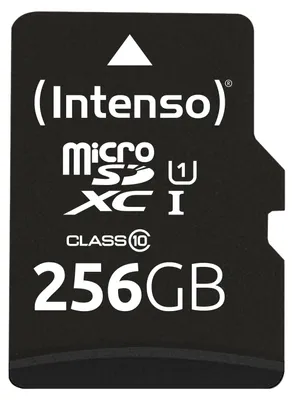 Obrázek produktu pro Intenso microSD 256GB UHS-I Perf CL10| Výkonnost