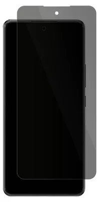 A screen protector is shown on top of a smartphone.
