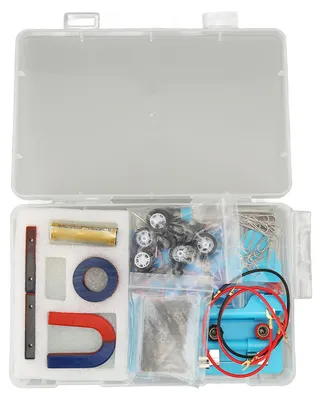 Produktbild von Wissenschaftsmagnet-Set, Physik-Experimente, Spielzeug-Set, pädagogisch, interaktiv, Elektromagnet-Lernen für Kinder