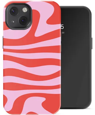 Productafbeelding van Selencia Vivid Backcover met MagSafe voor de Apple iPhone 13 - Dream Swirl Pink