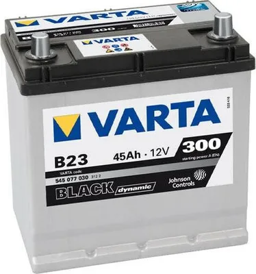 Produktbild von Varta Black Dynamic 545 077 030, 45 Ah, 12 V, 300 A, Auto, Aufrechterhalten, Rechts platziert