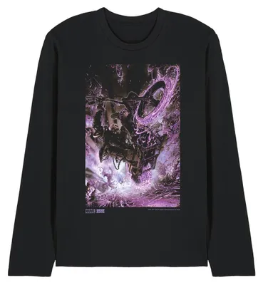 Produktbild von Ghost Rider - T-Shirt für Herren/Damen Uni, Ringgesponnene Baumwolle TV34888 (L) (Schwarz)