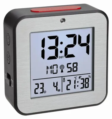 Produktbild von Digitaler Funkwecker TFA 60.2547.54 mit Aluminium-Front