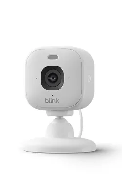 Produktbild von Blink Mini 2K+, IP-Sicherheitskamera, Drinnen, Kabellos, Tisch/Bank, Weiß, Cube