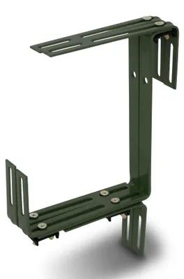 Produktbild von Blumenkastenhalter TYP C Grün 30 kg/ 3-fach verstellbar