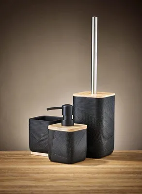 Immagine prodotto di Portasacchetti da bagno - Accessori - Bambù nero