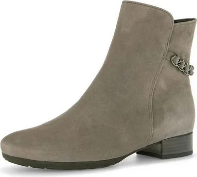 Produktbild von Gabor Damen Stiefeletten knöchelhoch mit seitlicher Ketten-Verzierung und kleinem Blockabsatz