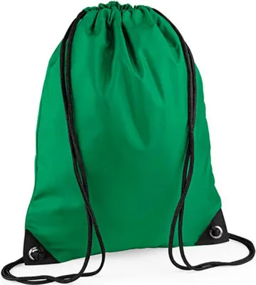 Produktbild von BagBase BG10 | Premium Gymsac Turnbeutel | 33 x 45 cm - Farbe: Kelly Green - Größe: 33 x 45 cm