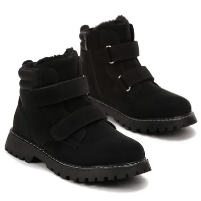 Produktbild von Kinder Weich Winterstiefel Warm Winterschuhe Jungen Mädchen Stiefel Noti Schwarz Gr.31
