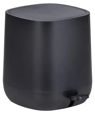 Image de Poubelle à pédale de 5 litres, finition noire mate