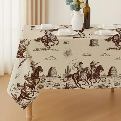 Immagine prodotto di Tovaglia lavabile, dimensioni 213x152 cm, idrorepellente, in poliestere, adatta per interni ed esterni