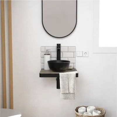 Produktbild von SOHO Slimline Waschbecken + Waschbecken + Spiegel