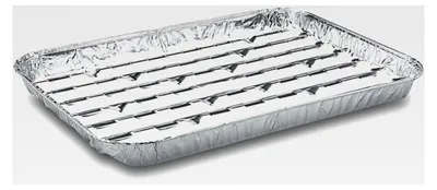 Produktbild von 25 Alu-Grillpfannen Grillschalen BBQ 34,4 x 22,4 cm wiederverwendbar